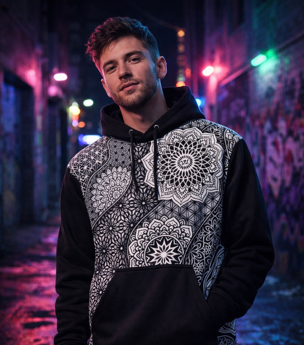 Mandala - Unisex cotton hoodie